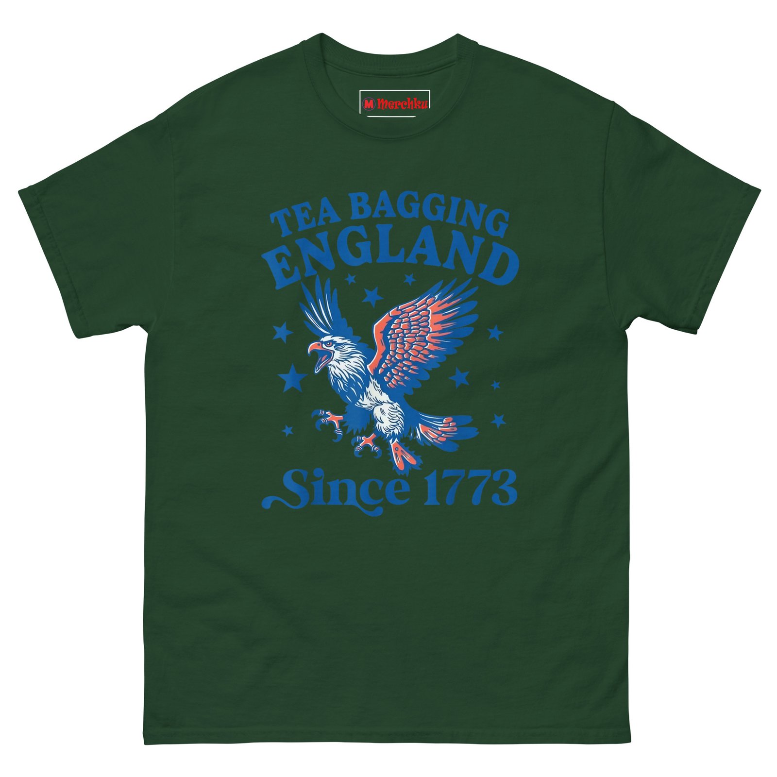 unisex-classic-tee-forest-green-front-6a768a811b23b.jpg