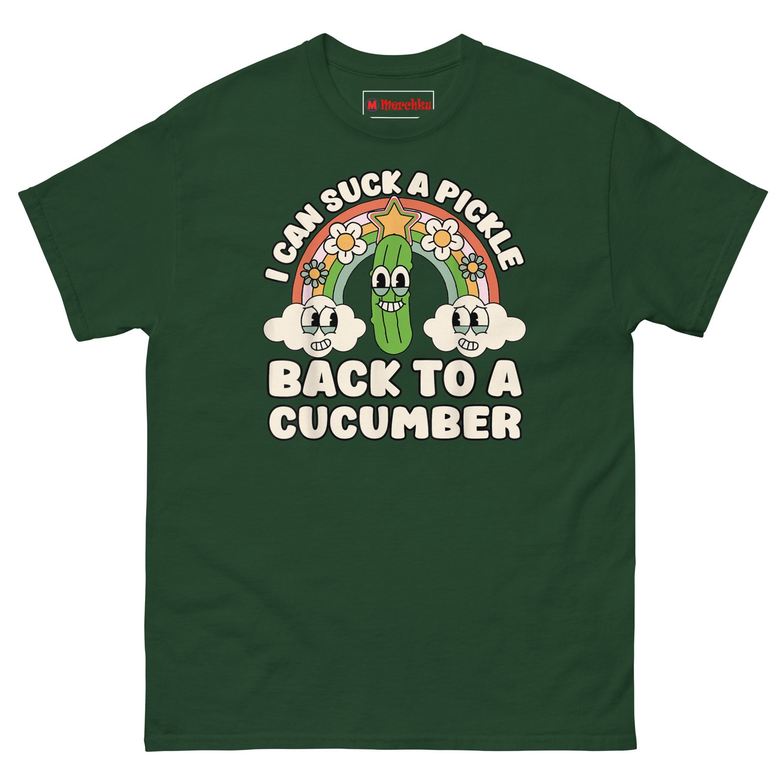 unisex-classic-tee-forest-green-front-6a768fd22f93b.jpg